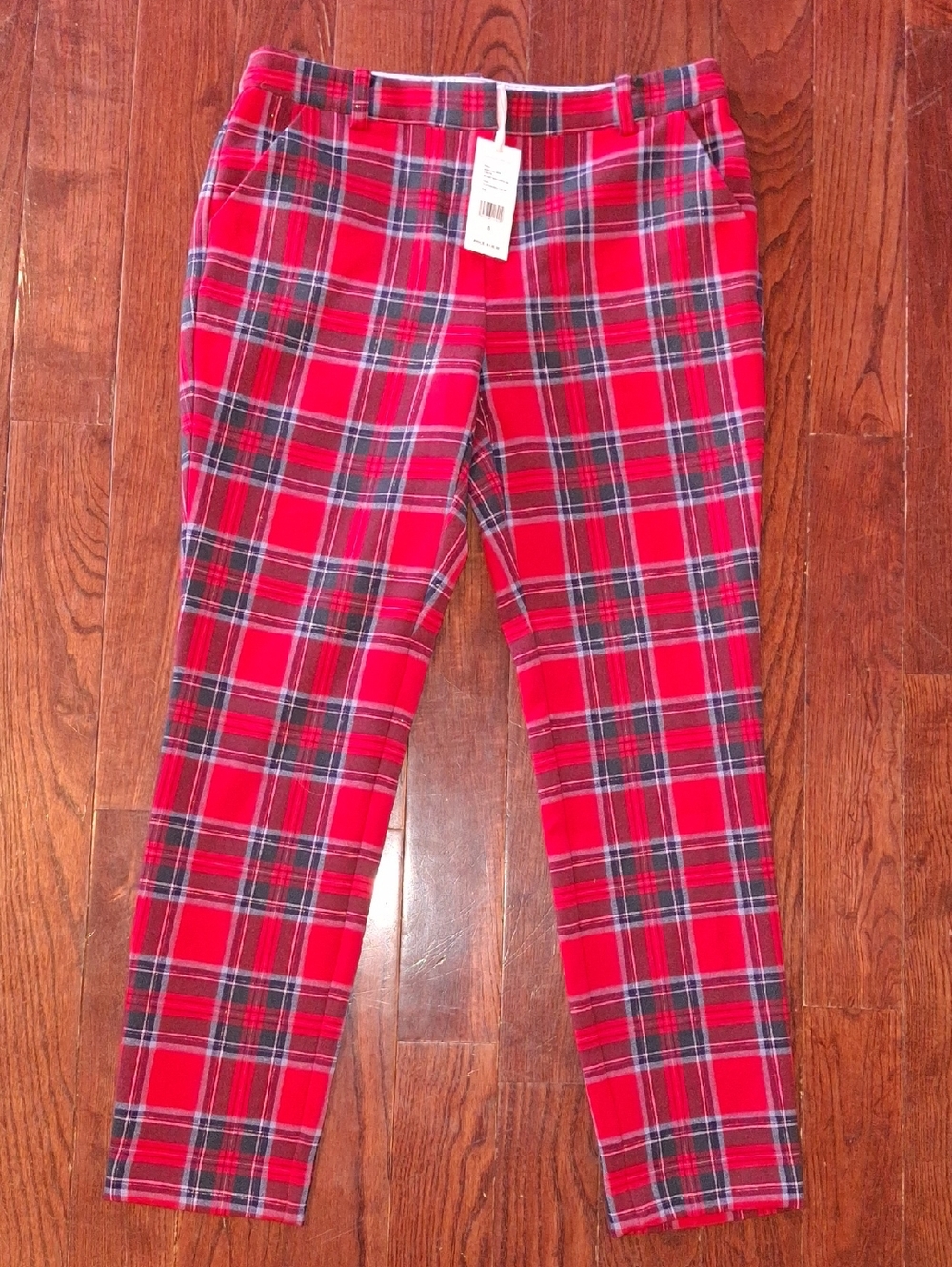 Vineyard Vines Red Plaid Trousers